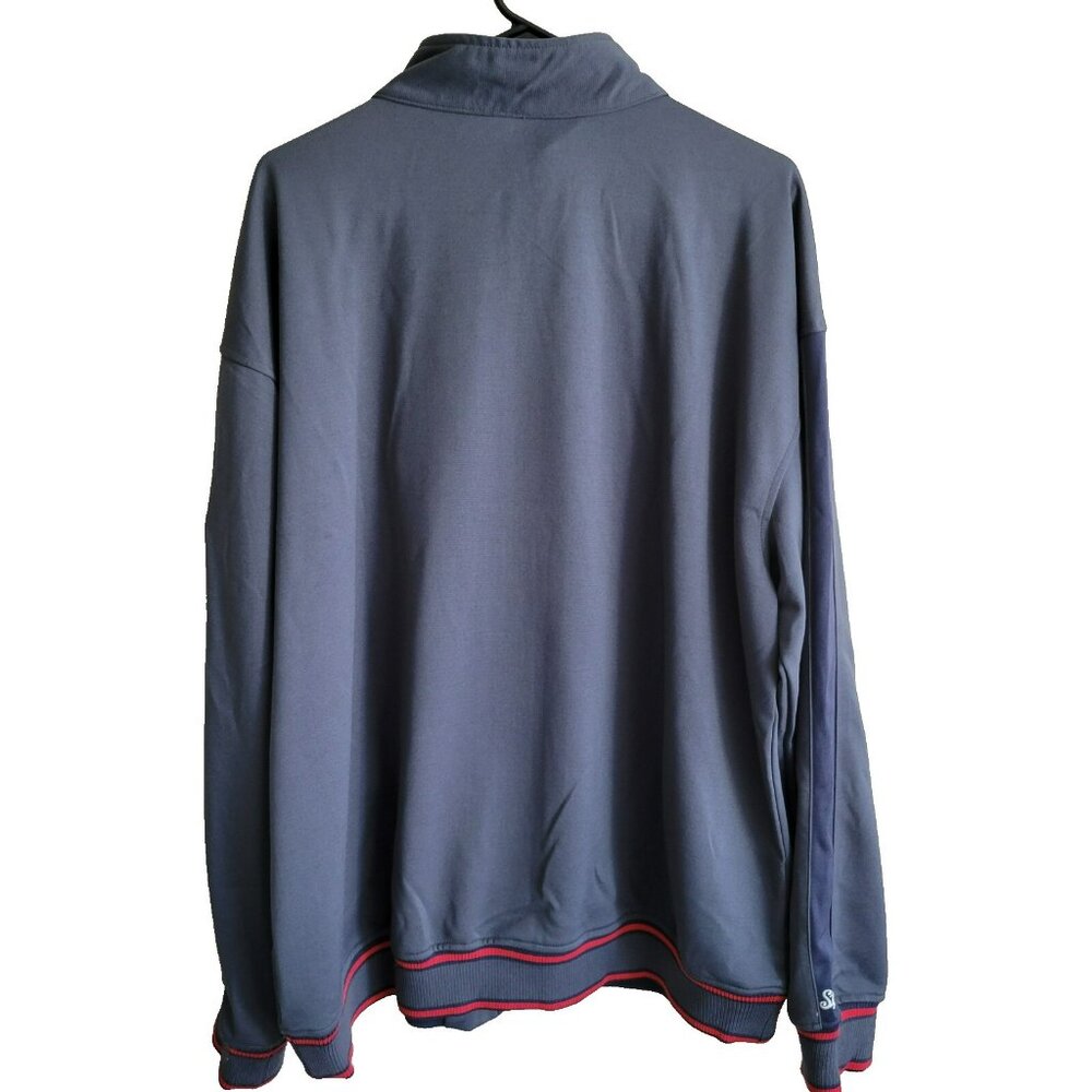 MLB Stitches Minnesota Twins Lightweight Zip Up Jacket XL Gray/Blue Embroidered - Picture 8 of 8